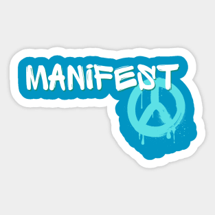 Manifest Peace Sticker